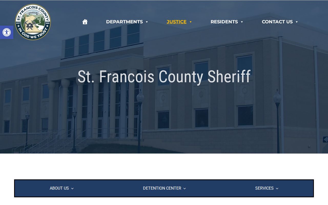 St. Francois County Sheriff official contact and service page
