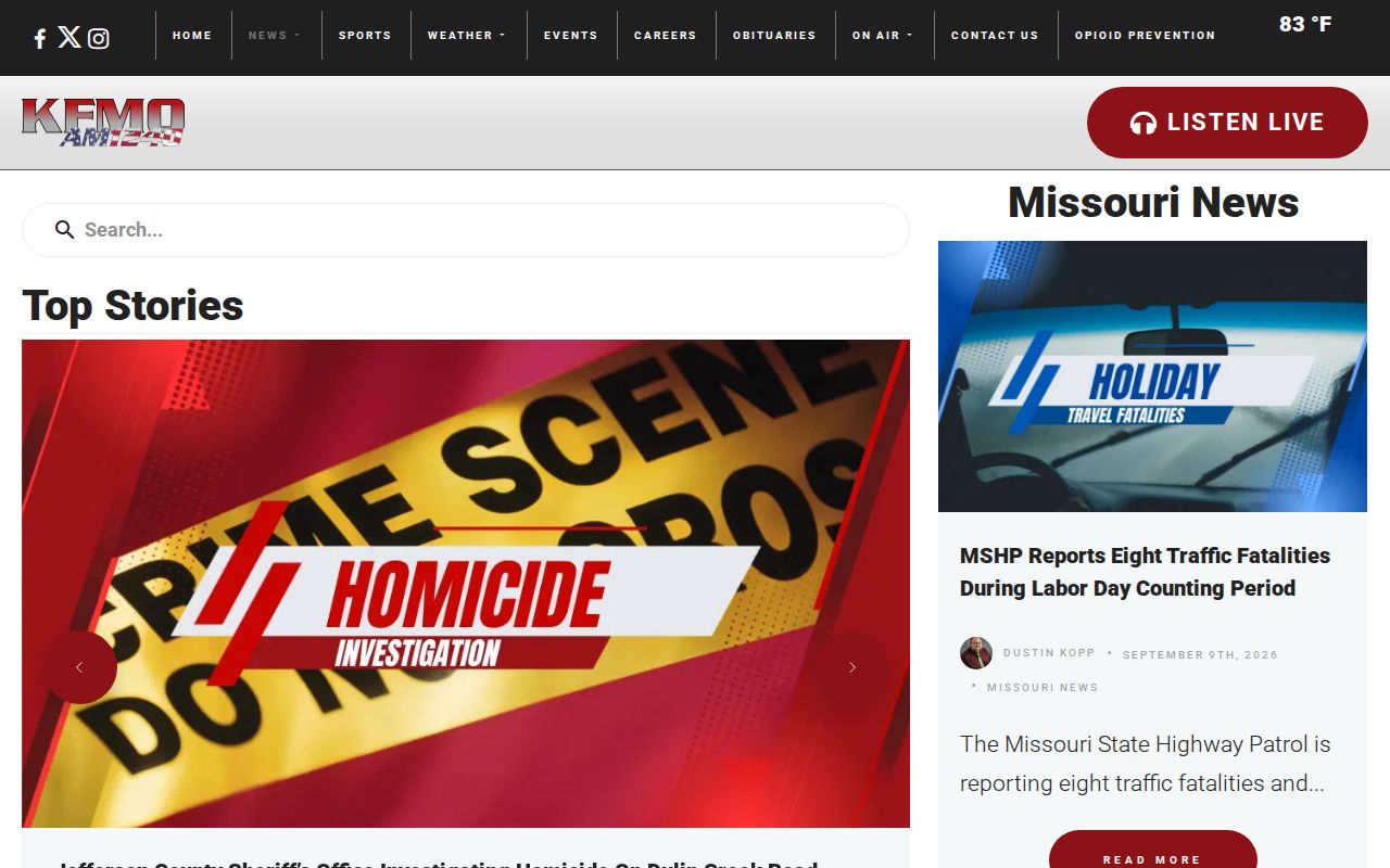 KFMO St. Francois County news archive page